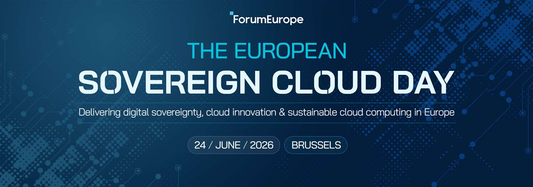 The European Sovereign Cloud Day: IN PERSON REGISTRATION 