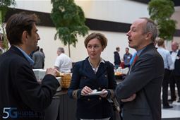 Delegates networking at the conference 