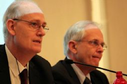 Jean Bergevin speaks in Session 1 moderated by Hans Martens 