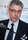 Jonathan Faull offers his views during the lunch session