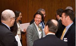 Verena Ross, ESMA networking following her contribution during Session 2 