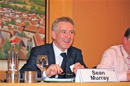 Sean Murray moderating Session 3 