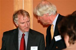 Peter Hustinx (EDPS) & David Smith (UK DPA) at the pre-conference dinner