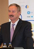 Siim Kallas, Transport Commissioner delivering the keynote speech 