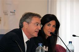 John Vassallo (Microsoft) & Joan Antokol (Park Legal) during panel 1